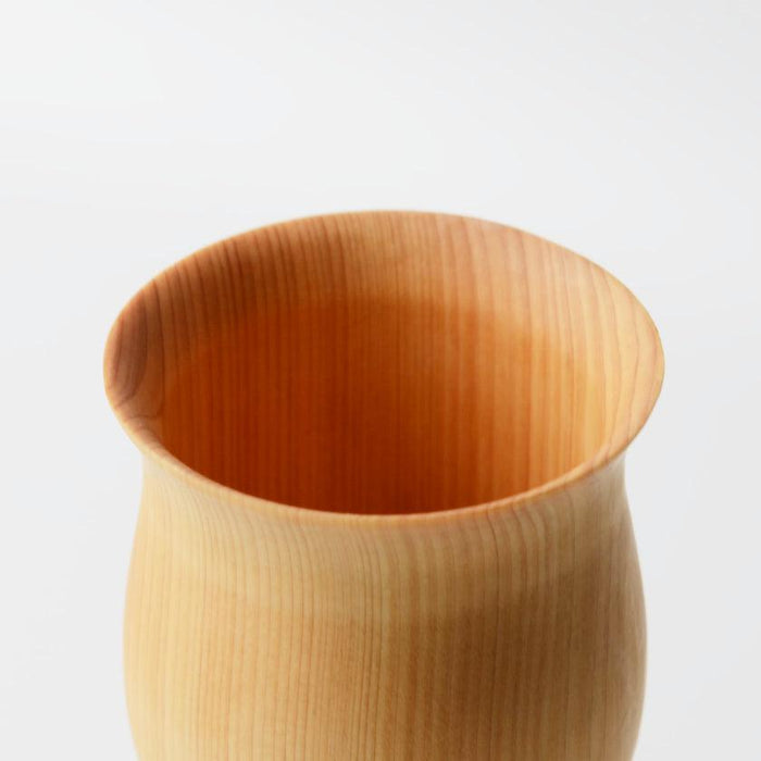 [GLASS] WINE GLASS WOODEN TWIST GOBLET | WOODWORKING | KINO-SACHI