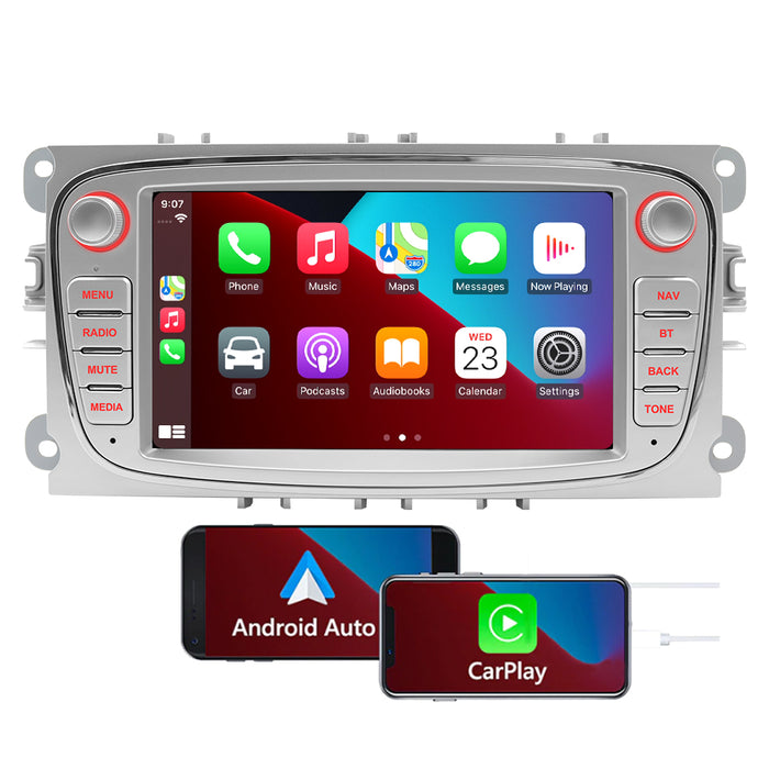 Haed Unit With Carplay Car Stereo For Ford Focus Android 13 Car Multimedia Player in Dashboard GPS Navigation