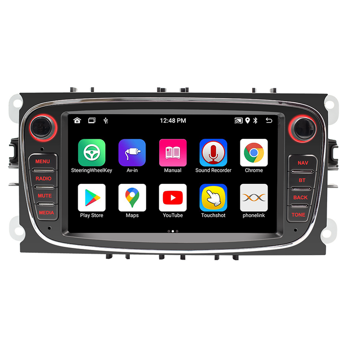 Haed Unit With Carplay Car Stereo For Ford Focus Android 13 Car Multimedia Player in Dashboard GPS Navigation