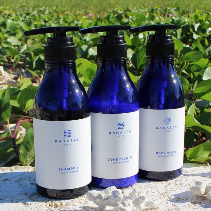 [HAIR & BODY CARE] STYLE HAIR SHAMPOO / HAIR CONDITIONER / BODY WASH &nbsp|&nbsp TREASURES OF OKINAWA &nbsp|&nbsp KANASAN