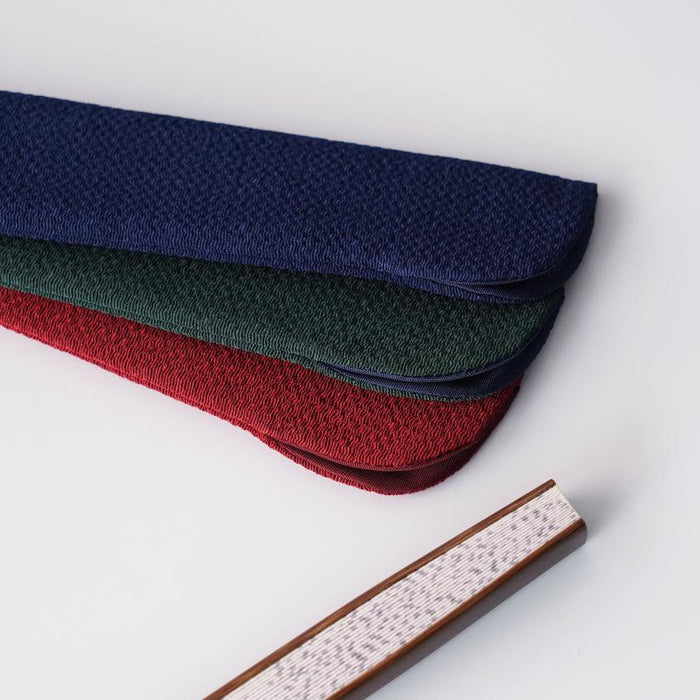 [HAND FAN BAG] NAVY  (UP TO ABOUT 10.24 IN. IN LENGTH) | KYOTO FOLDING FANS | OHNISHI TSUNE SHOTEN