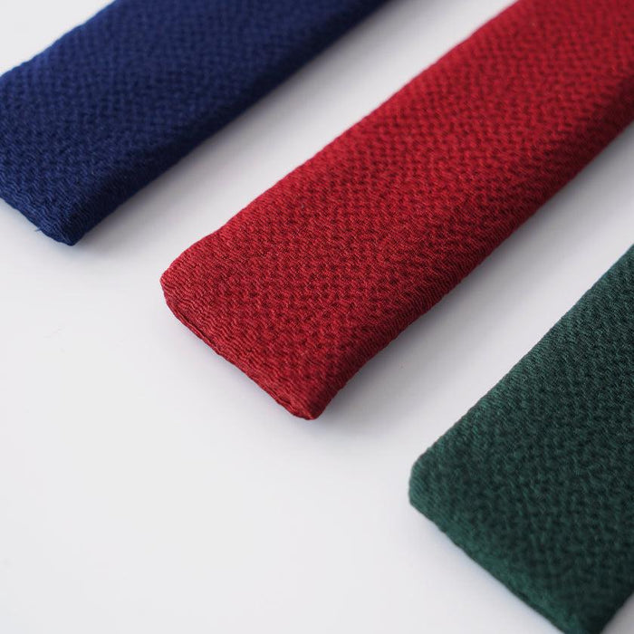 [HAND FAN BAG] NAVY  (UP TO ABOUT 10.24 IN. IN LENGTH) | KYOTO FOLDING FANS | OHNISHI TSUNE SHOTEN