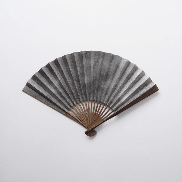 [HAND FAN] IBUSHI #0 GRAY 7 SUN | KYOTO FOLDING FANS| YASUTO YONEHARA