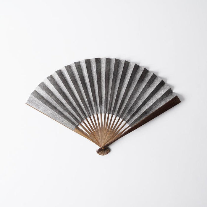 [HAND FAN] IBUSHI #0 GRAY 7 SUN | KYOTO FOLDING FANS| YASUTO YONEHARA