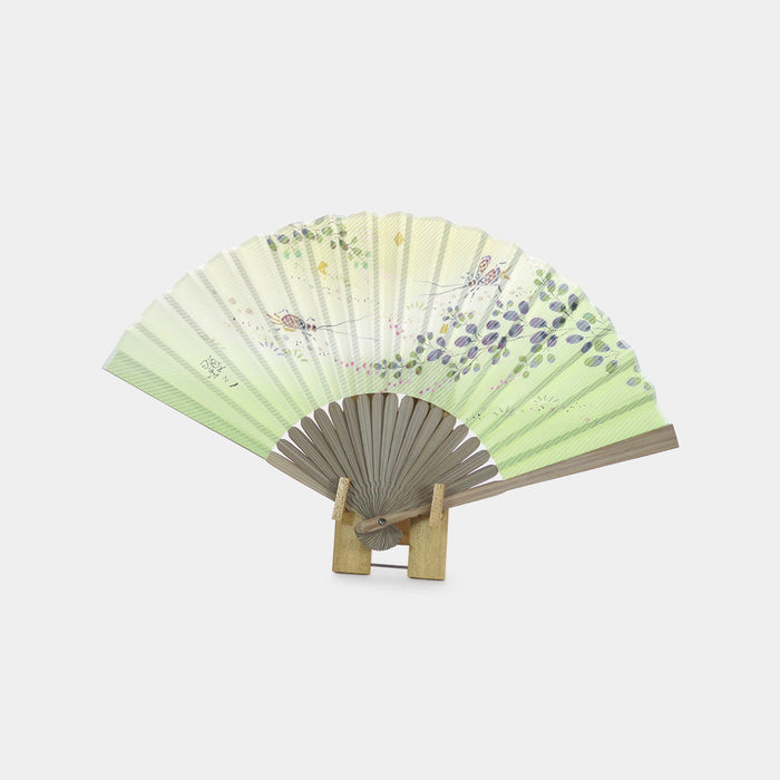 [HAND FAN] THE SOUND OF AUTUMN / OM33 | KAGA YUZEN| KENZO MAKINO