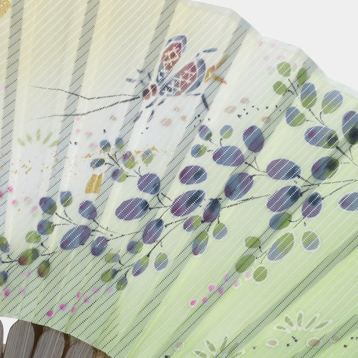 [HAND FAN] THE SOUND OF AUTUMN / OM33 | KAGA YUZEN| KENZO MAKINO
