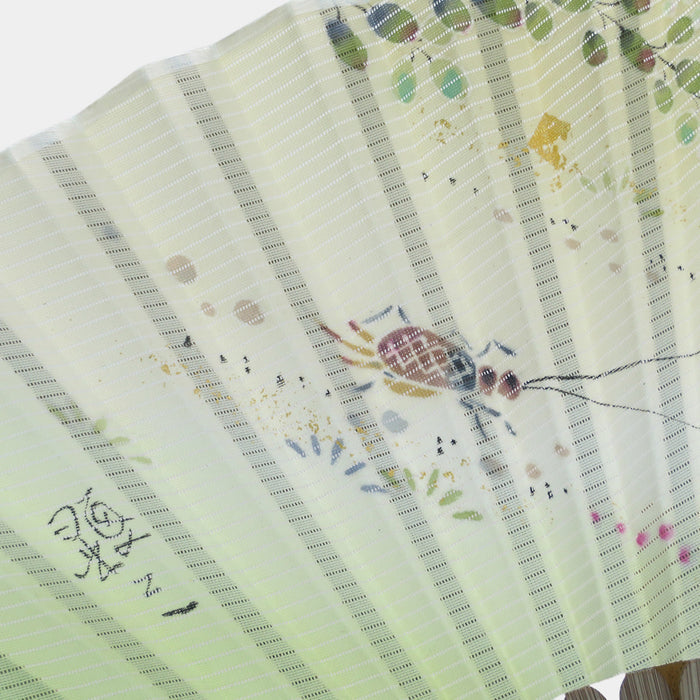 [HAND FAN] THE SOUND OF AUTUMN / OM33 | KAGA YUZEN| KENZO MAKINO