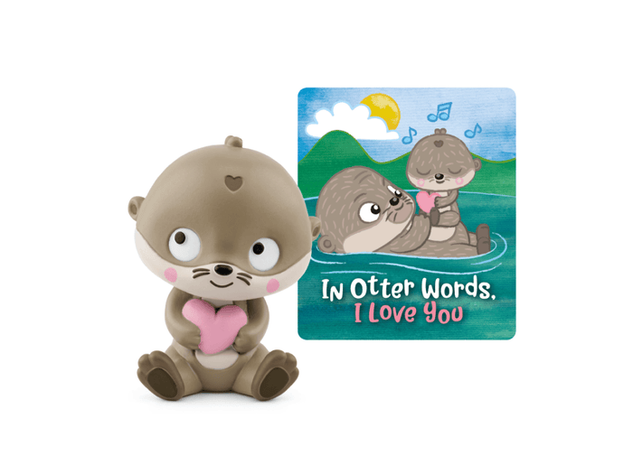 In Otter Words, I Love You Tonie audio figurine with content illustration