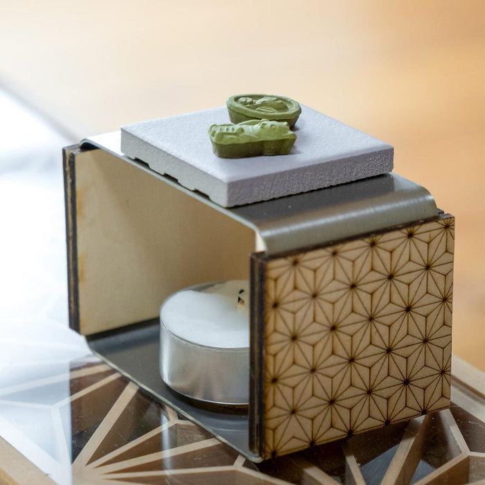 [INCENSE BURNER (INCENSE & CANDLE INCLUDED)] STARTER COFFRET PETIT CHA-EN | INCENSE| INCENSE KITCHEN