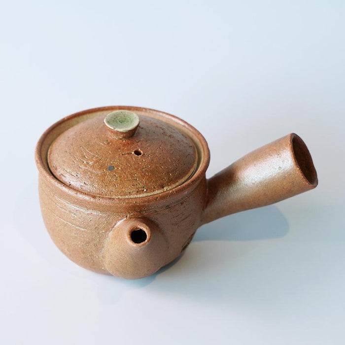 [JAPANESE TEA POT] REDDISH-BROWN | SHIGARAKI WARE