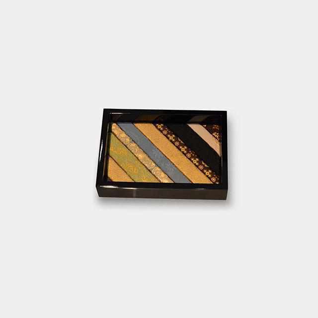[JEWELRY BOX / JEWELRY ORGANIZERS] WOOD TRAY (LACQUERED BLACK) S | EDO ART DOLLS | KAKINUMA DOLLS