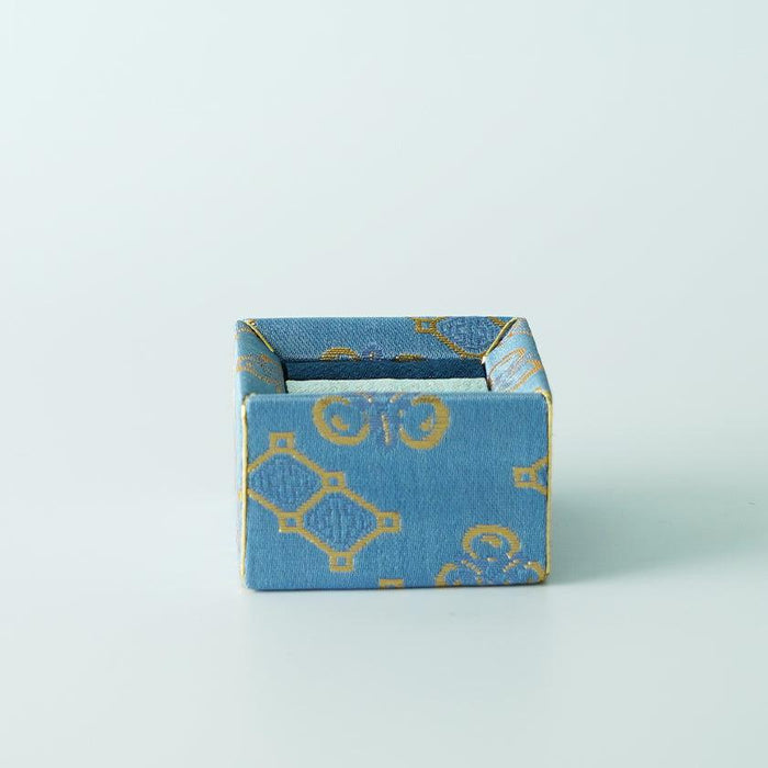 [JEWELRY CASE] AJIRO RING CASE (BLUE) | EDO ART DOLLS | KAKINUMA DOLLS