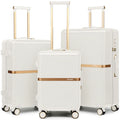 Joyway 3-Piece Luggage Set, Lightweight Suitcase with Cup Holder, TSA Lock and Spinner Wheels