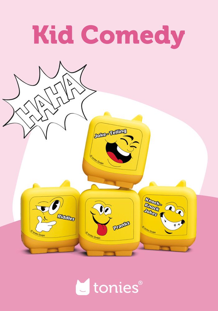 Kid Comedy Clever Tonies - 4 Pack | Illustration