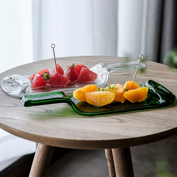 [LARGE PLATE (PLATTER)] FUNEW TRAY L CLEAR | EDO CUT GLASS