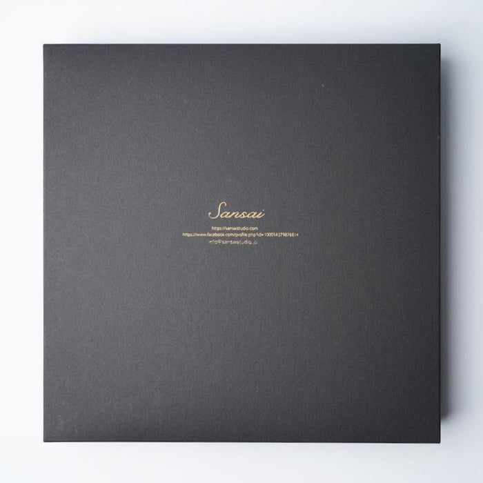 [LARGE PLATE (PLATTER)] KYO-KOMON - AYA | PRINTING AND KYO-YUZEN ENGRAVING| SANSAI STUDIO