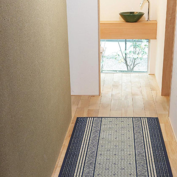 [LONG MAT] IGUSA (JAPANESE RUSH) HALLWAY RUNNER (NONWOVEN BACKING) ERUMODO | TATAMI, CARPET | HAGIHARA