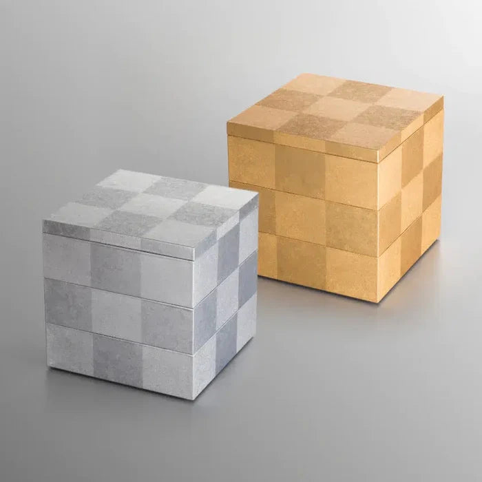 [LUNCH-BOX] ICHIMATSU 3-PART | KANAZAWA GOLD LEAF | HAKUICHI