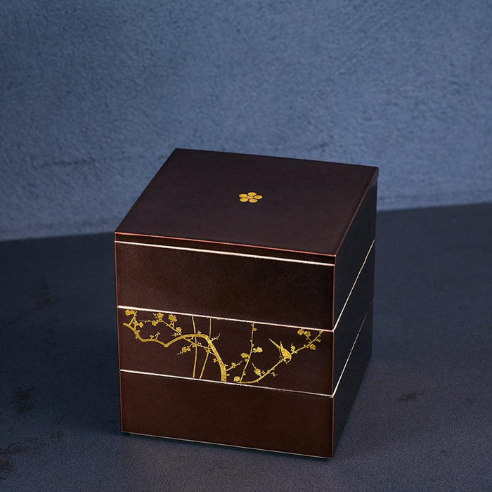 [LUNCH-BOX] KAGA SHIKISAI SEPIA | KANAZAWA GOLD LEAF | HAKUICHI
