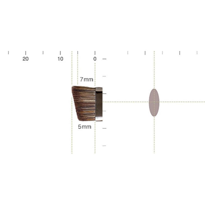 [MAKEUP BRUSH] SHIORI EYEBROW BRUSH (ANGLED) | MAKEUP BRUSH CRAFT | UYODA BISYODO