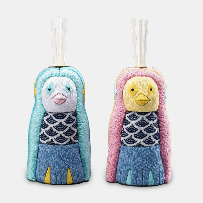 [MAKING KIT] MATARO DOLL THROW BAD LUCK AWAY FROM YOU! AMABIE (BLUE) DOLL | EDO ART DOLLS