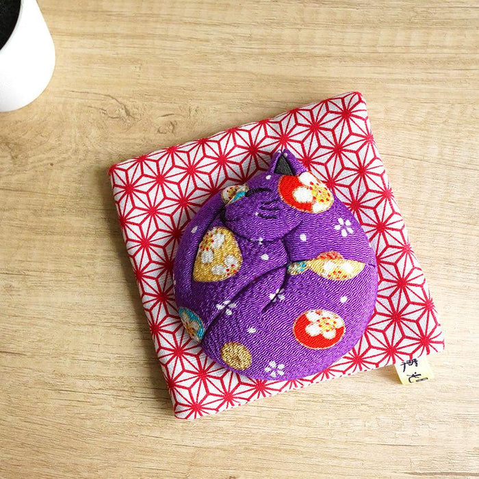 [MIRROR] ROUND CAT (HAND SIZE) | EDO ART DOLLS | KAKINUMA DOLLS