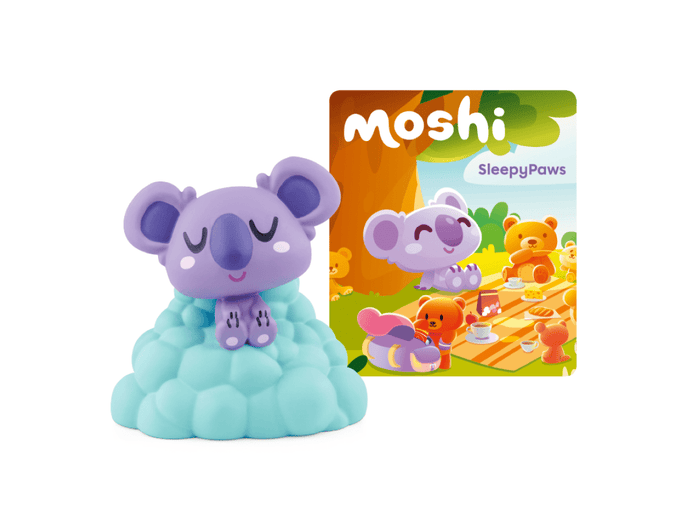 Moshi- Sleepy Paws Tonie audio figurine with content illustration