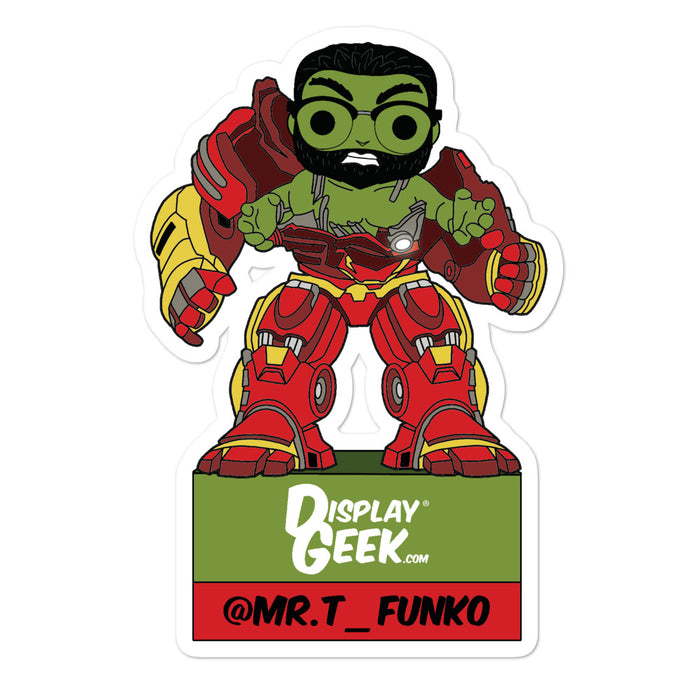 Mr T Display Geek Sticker Fan Art