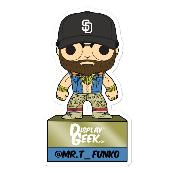 Mr T Display Geek Sticker Fan Art