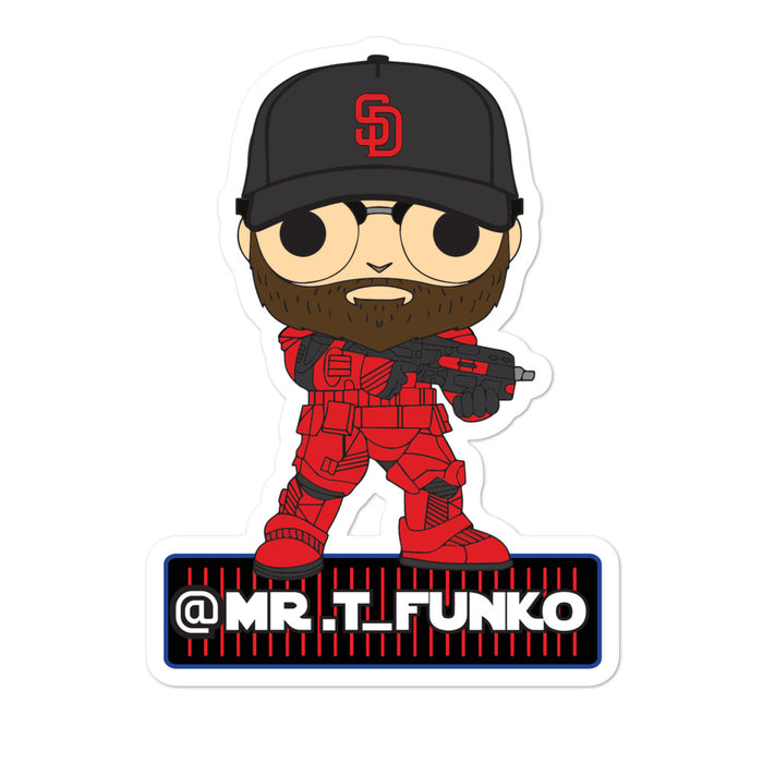 Mr T Display Geek Sticker Fan Art