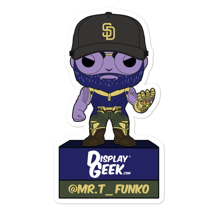 Mr T Display Geek Sticker Fan Art
