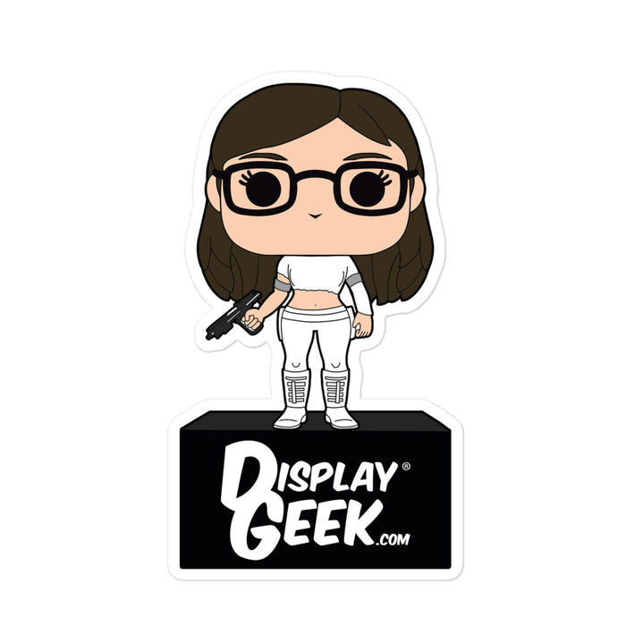 Mrs. DG Padme Sticker (DG Mascot Fan Art)