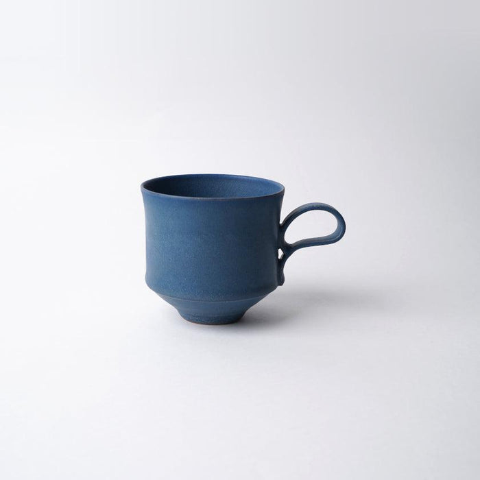 [MUG (CUP)] EASY-TO-HOLD MUG BLUE | KYOTO-KIYOMIZU WARE | FUUU