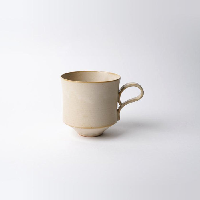 [MUG (CUP)] EASY-TO-HOLD MUG WHITE | KYOTO-KIYOMIZU WARE | FUUU