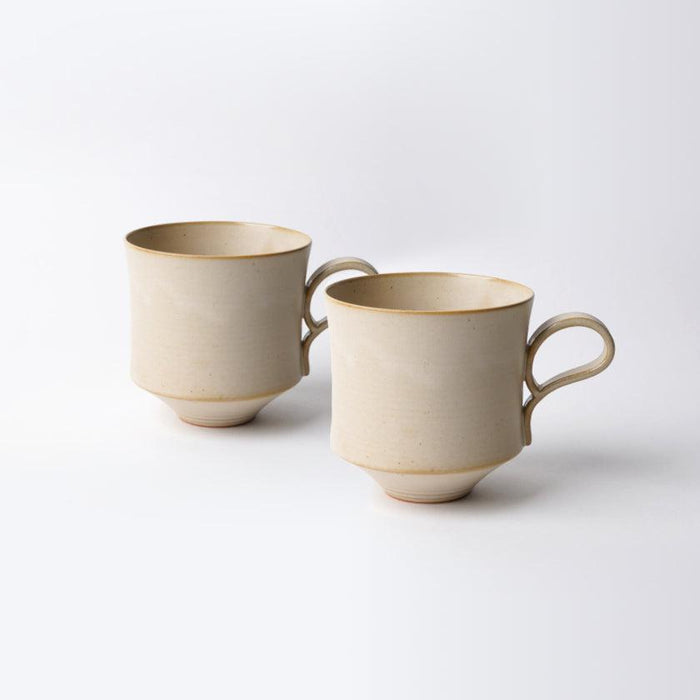 [MUG (CUP)] EASY-TO-HOLD MUG WHITE | KYOTO-KIYOMIZU WARE | FUUU