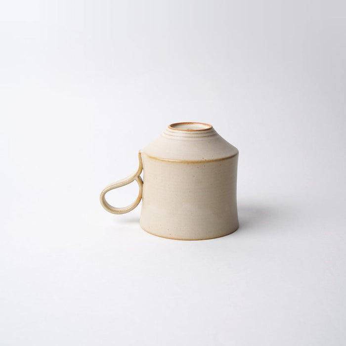 [MUG (CUP)] EASY-TO-HOLD MUG WHITE | KYOTO-KIYOMIZU WARE | FUUU