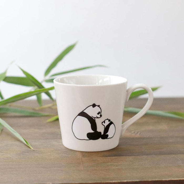 [MUG (CUP)] PANDA PARENT & CHILD | COLOR & DESIGN CHANGE | MINO WARES | MARUMO TAKAGI