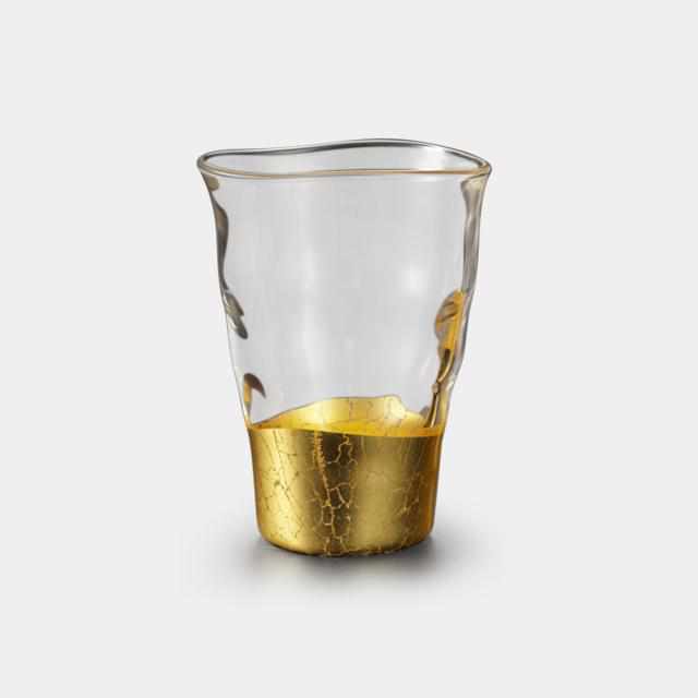 [MUG (CUP)] PENETRATION BITE GLASS | HAKUICHI | KANAZAWA GOLD LEAF