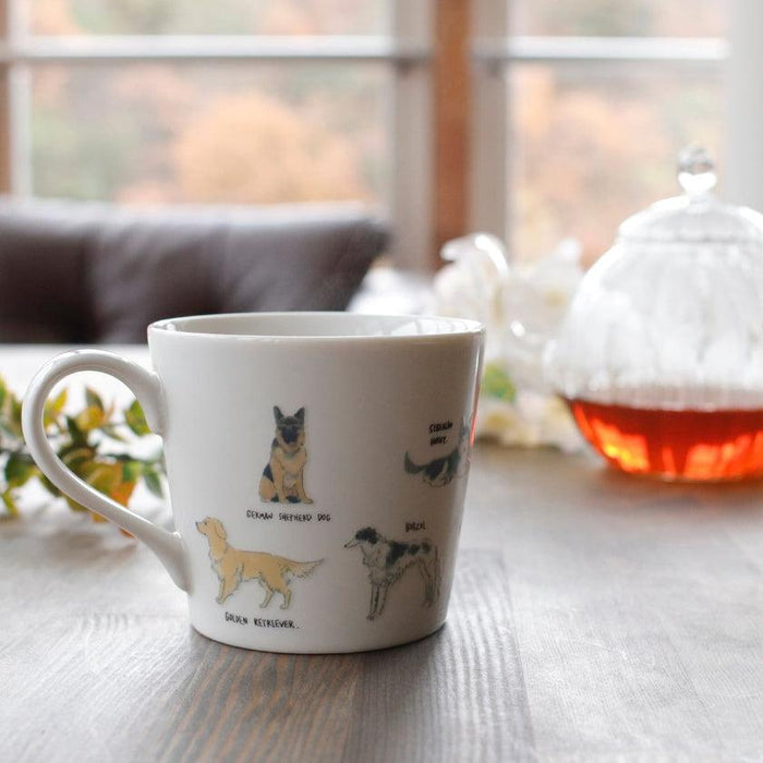 [MUG (CUP)] RELAXED DOGS (3) DALMATIANS, ETC. | MINO WARES | MARUMO TAKAGI