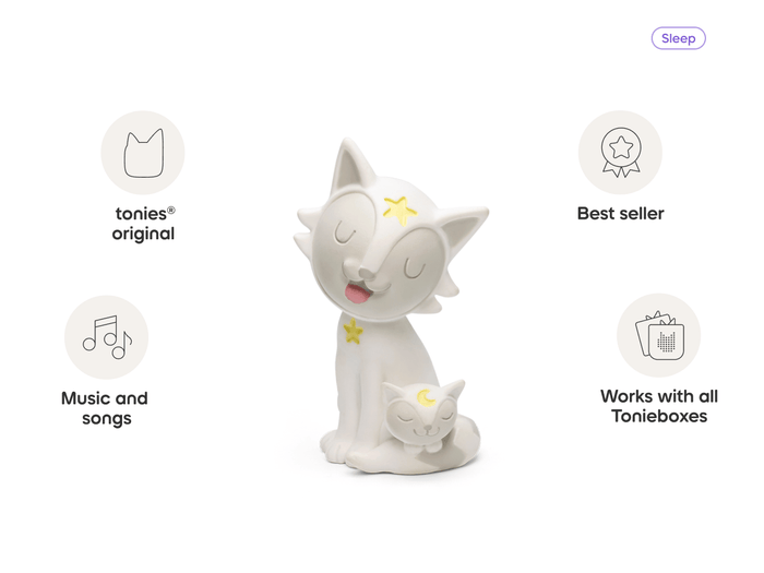 Nap Time White Noise Tonie audio figurine, inspiring audio journeys and imaginative play