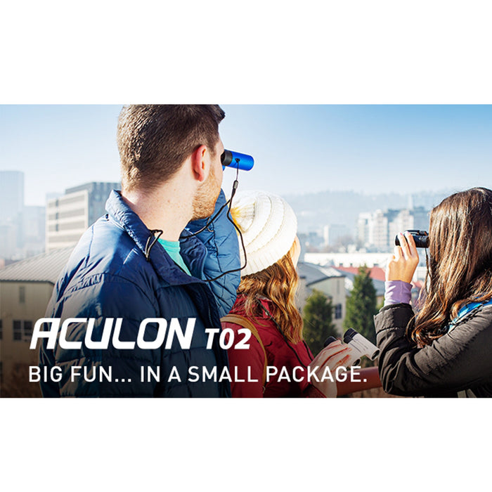 Nikon Aculon T02 10x21 Multicoated Lenses, Compact, Lightweight Binocular - Black-Optics Force