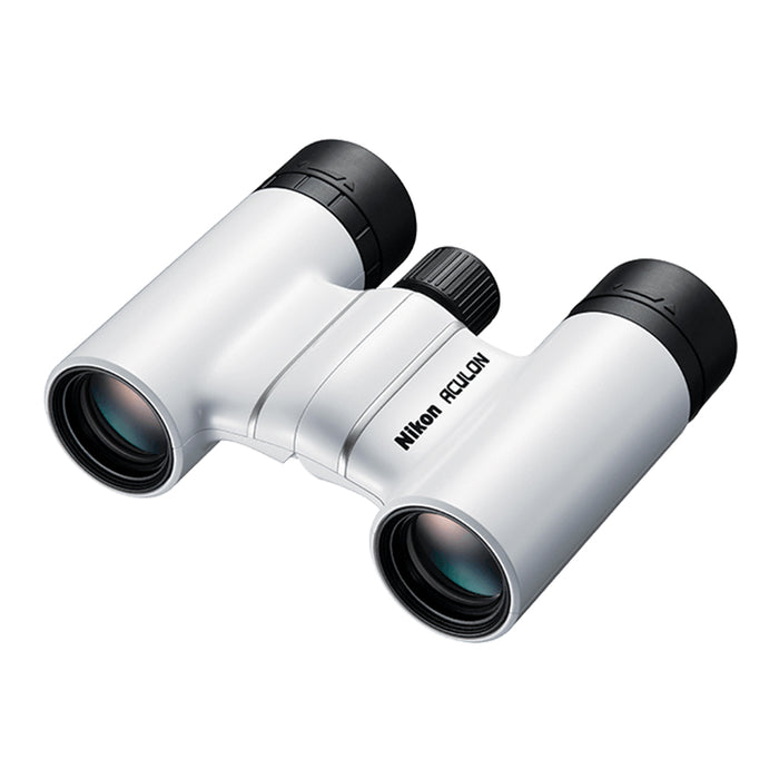 Nikon Aculon T02 8x21 Multicoated Lenses, Lighter-Weight Binocular-Optics Force,#Color_White