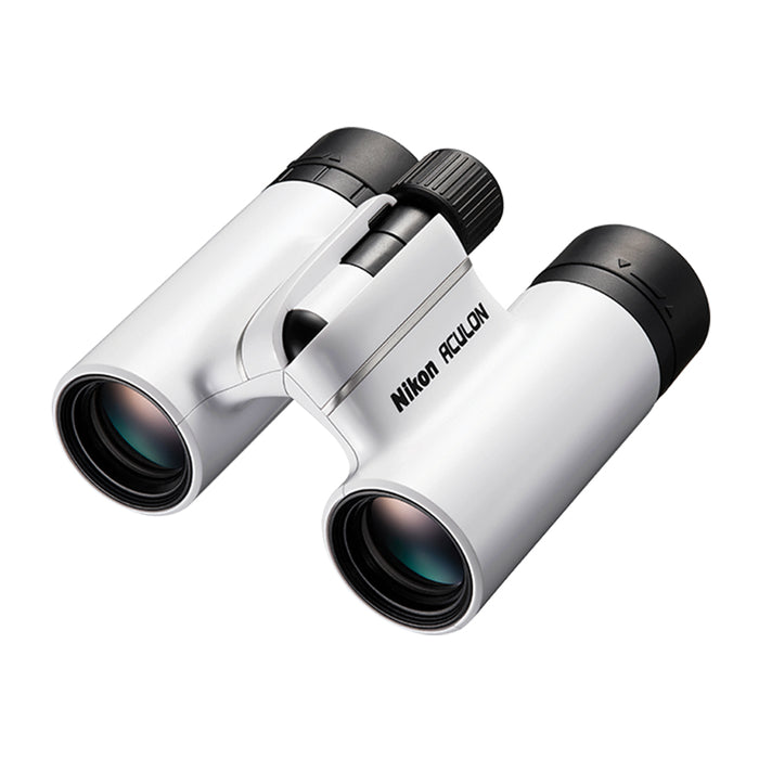 Nikon Aculon T02 8x21 Multicoated Lenses, Lighter-Weight Binocular-Optics Force,#Color_White