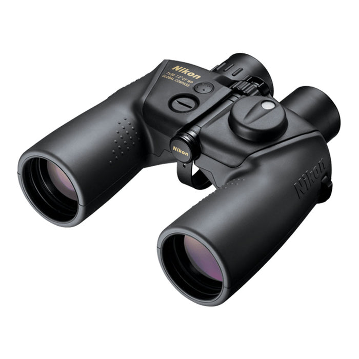 Nikon OceanPro Rubber Armored, Waterproof, Fogproof, Polycarbonate Body Binocular-Optics Force,#Size_7x50 OceanPro CF WP Global Compass
