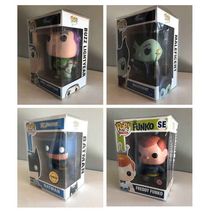 (NO RESTOCK ETA YET) 9 inch Older Standard Giant - Funko Pop Protectors (0.50mm thick) Fits 11.25h x 8.5w x 6.5d