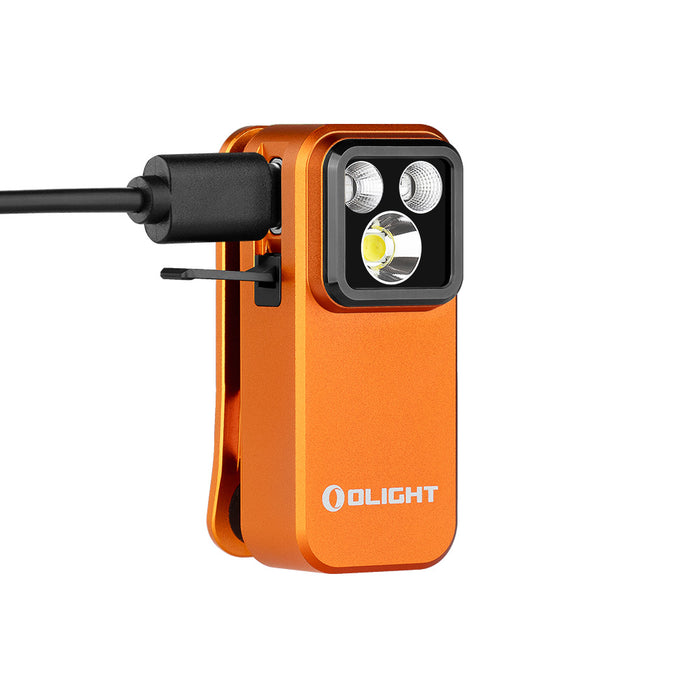 Oclip Pro S / Oclip Pro Multifunctional EDC Clip Flashlight, Orange