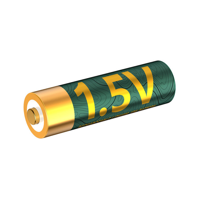 Olight Ostation Ecolast 1.5V 2100mAh AA Smart Rechargeable Lithium-ion Batteries (4 Pack)