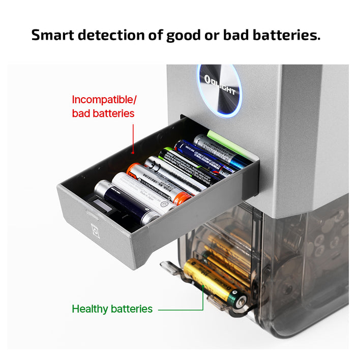 Olight Ostation X 3-in-1 Rechargeable AA/AAA Battery Charger