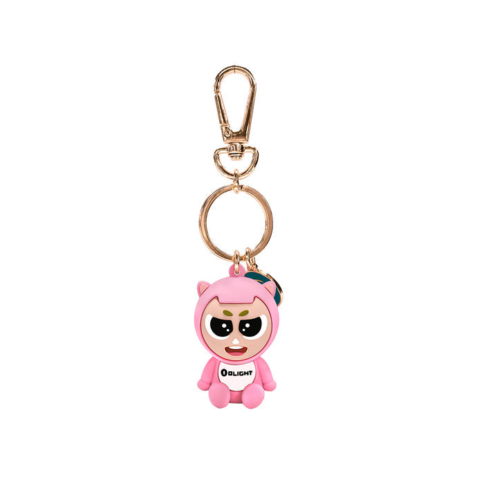 Olight Pink Mascot Keychain