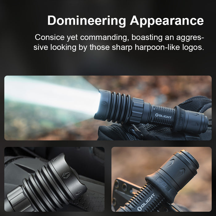 Olight Warrior X 4 USB-C and MCC Rechargeable Tactical Flashlight With Holster